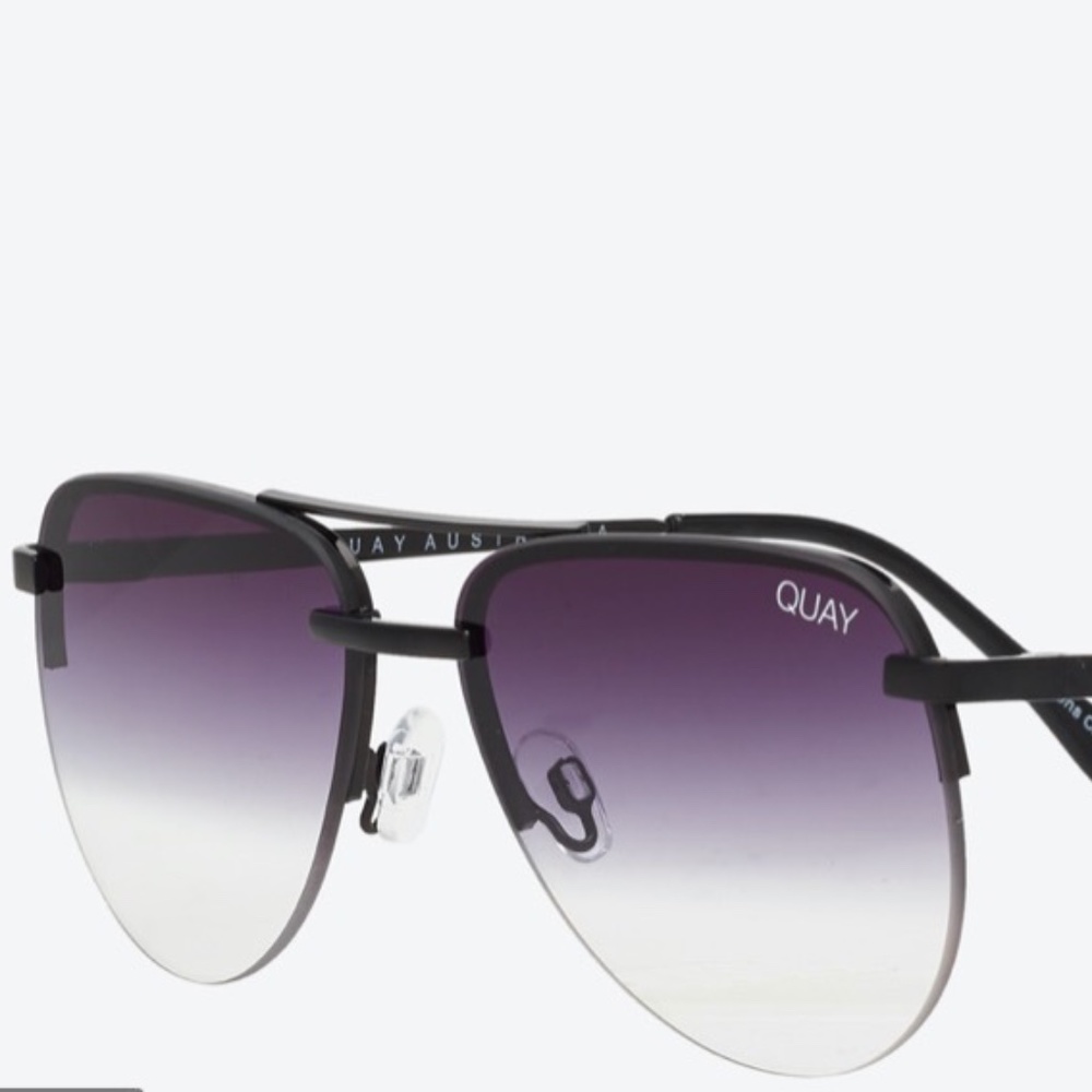 Quay Australia avatar purple fade sunglasses